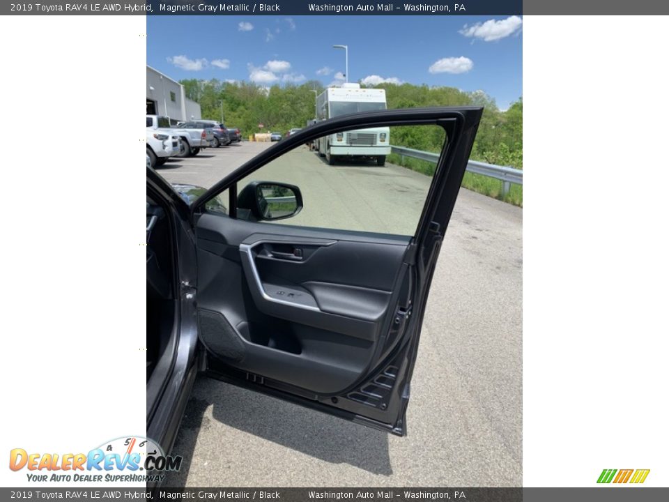 2019 Toyota RAV4 LE AWD Hybrid Magnetic Gray Metallic / Black Photo #28