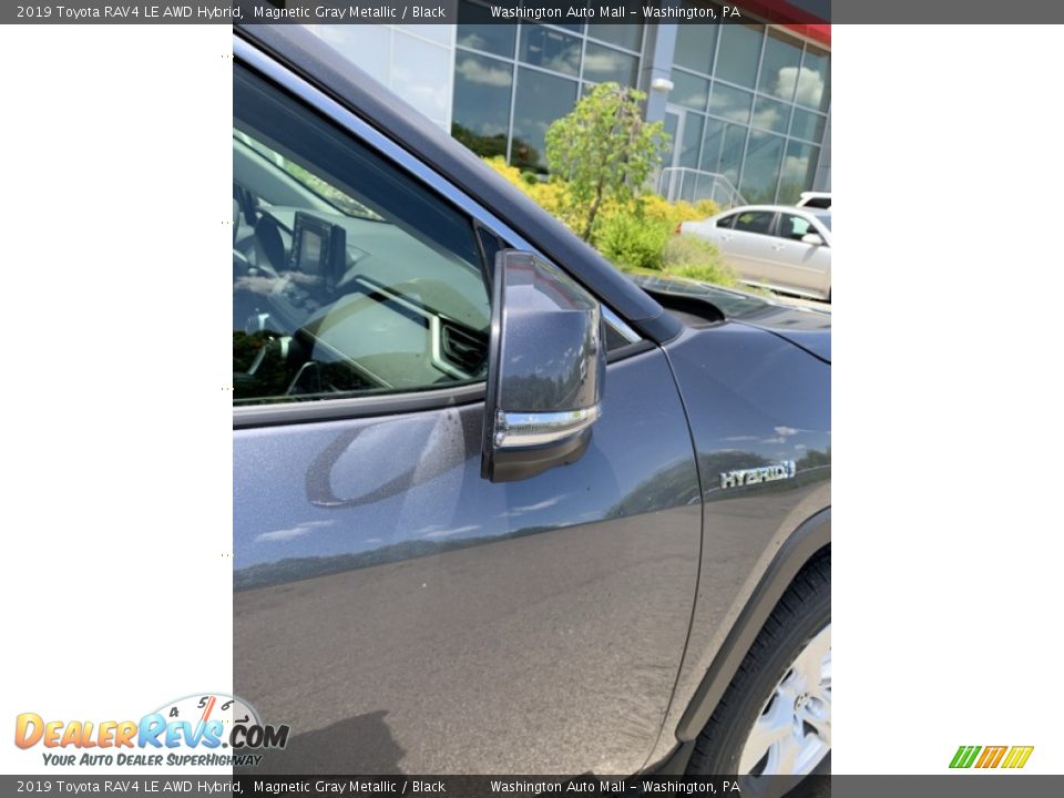 2019 Toyota RAV4 LE AWD Hybrid Magnetic Gray Metallic / Black Photo #32