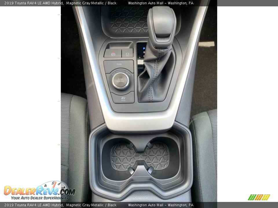 2019 Toyota RAV4 LE AWD Hybrid Magnetic Gray Metallic / Black Photo #35