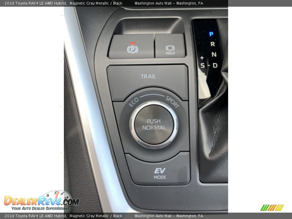 2019 Toyota RAV4 LE AWD Hybrid Magnetic Gray Metallic / Black Photo #36