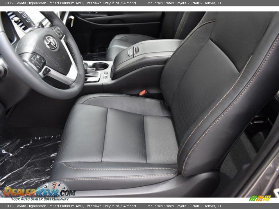 2019 Toyota Highlander Limited Platinum AWD Predawn Gray Mica / Almond Photo #6