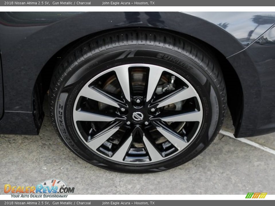 2018 Nissan Altima 2.5 SV Gun Metallic / Charcoal Photo #10
