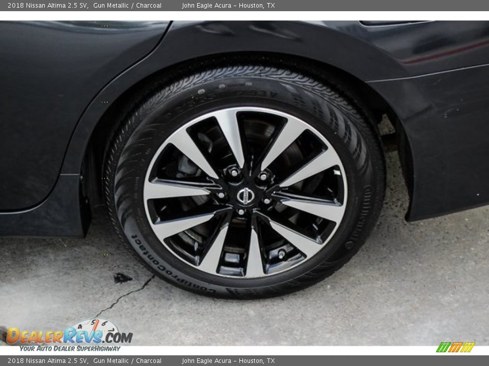 2018 Nissan Altima 2.5 SV Gun Metallic / Charcoal Photo #13