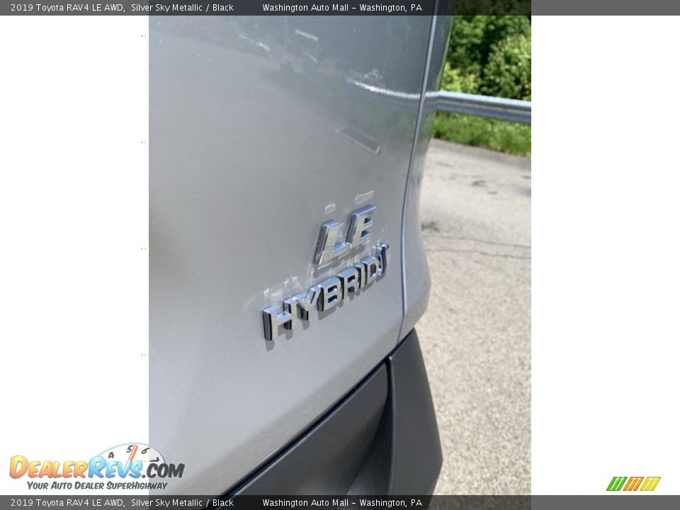 2019 Toyota RAV4 LE AWD Silver Sky Metallic / Black Photo #19