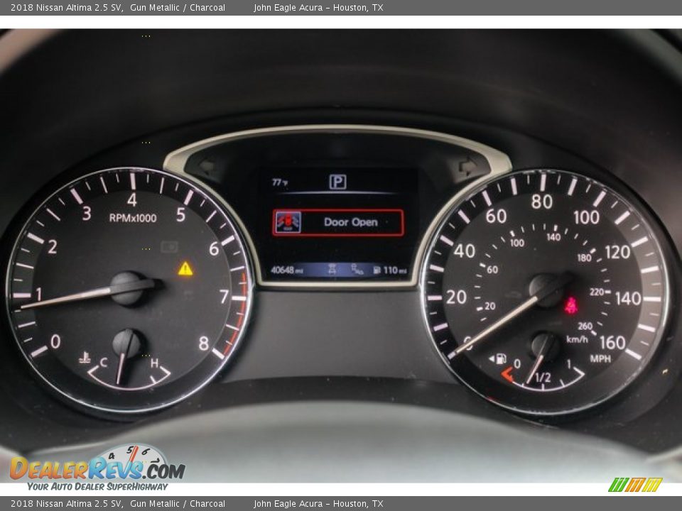 2018 Nissan Altima 2.5 SV Gun Metallic / Charcoal Photo #36