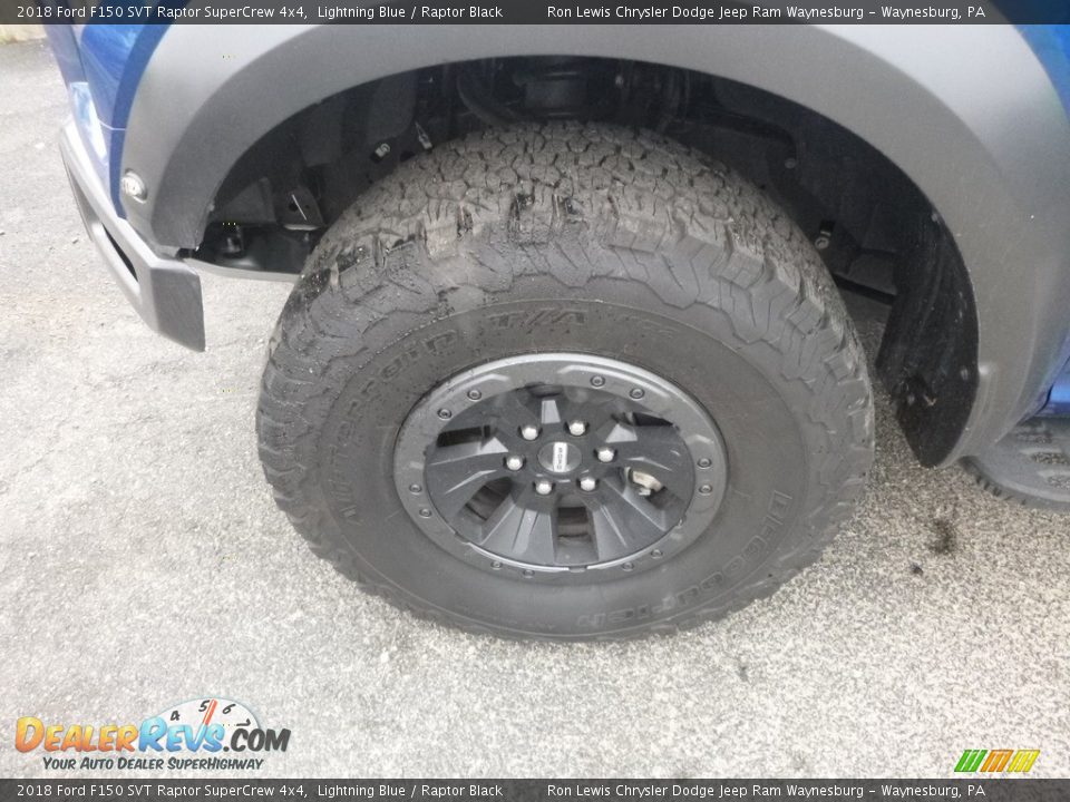 2018 Ford F150 SVT Raptor SuperCrew 4x4 Lightning Blue / Raptor Black Photo #2