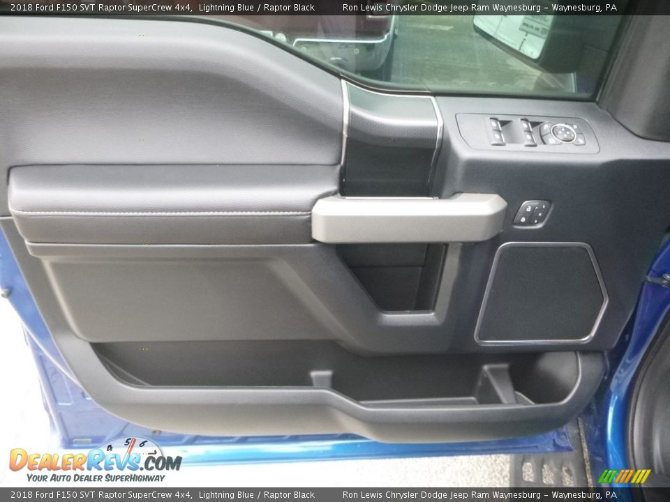 2018 Ford F150 SVT Raptor SuperCrew 4x4 Lightning Blue / Raptor Black Photo #14