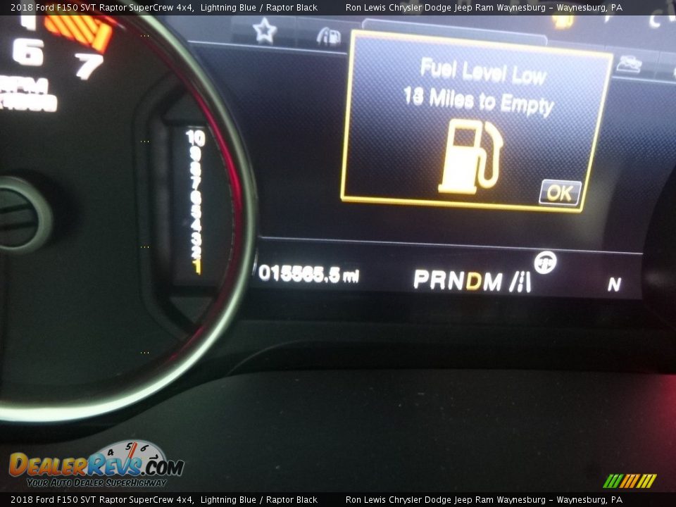 2018 Ford F150 SVT Raptor SuperCrew 4x4 Lightning Blue / Raptor Black Photo #19