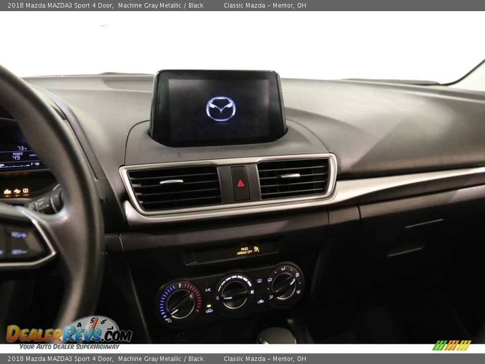 2018 Mazda MAZDA3 Sport 4 Door Machine Gray Metallic / Black Photo #8