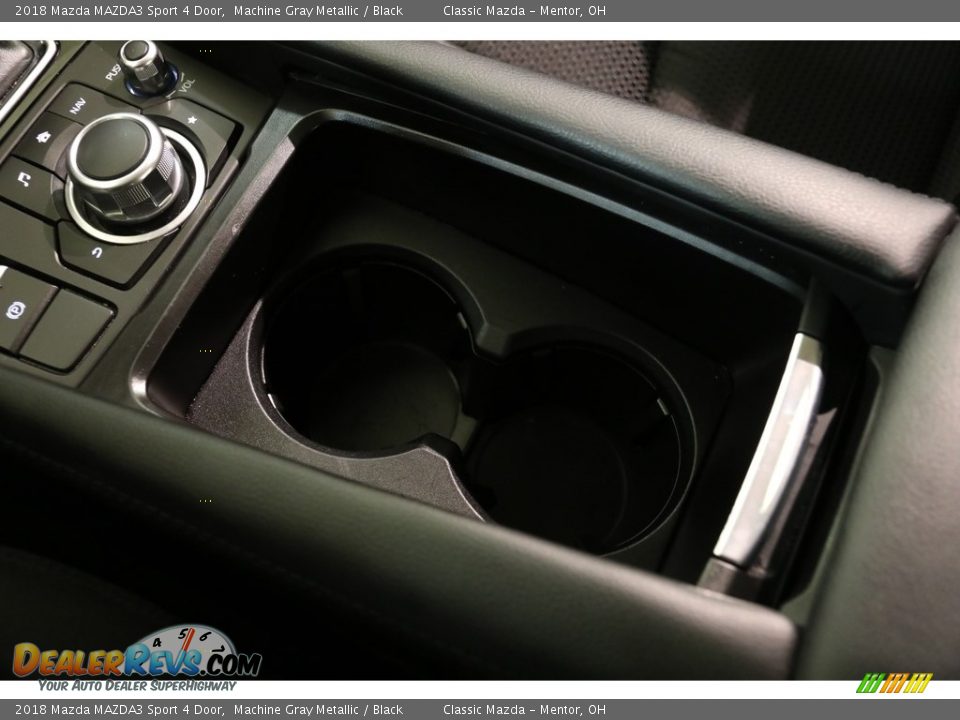 2018 Mazda MAZDA3 Sport 4 Door Machine Gray Metallic / Black Photo #12