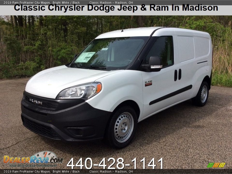 2019 Ram ProMaster City Wagon Bright White / Black Photo #1