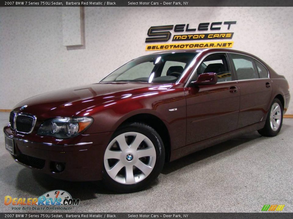 2007 BMW 7 Series 750Li Sedan Barbera Red Metallic / Black Photo #1