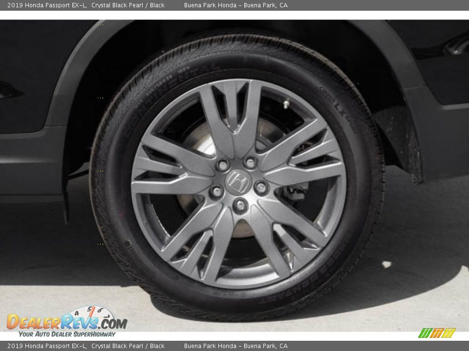 2019 Honda Passport EX-L Crystal Black Pearl / Black Photo #11