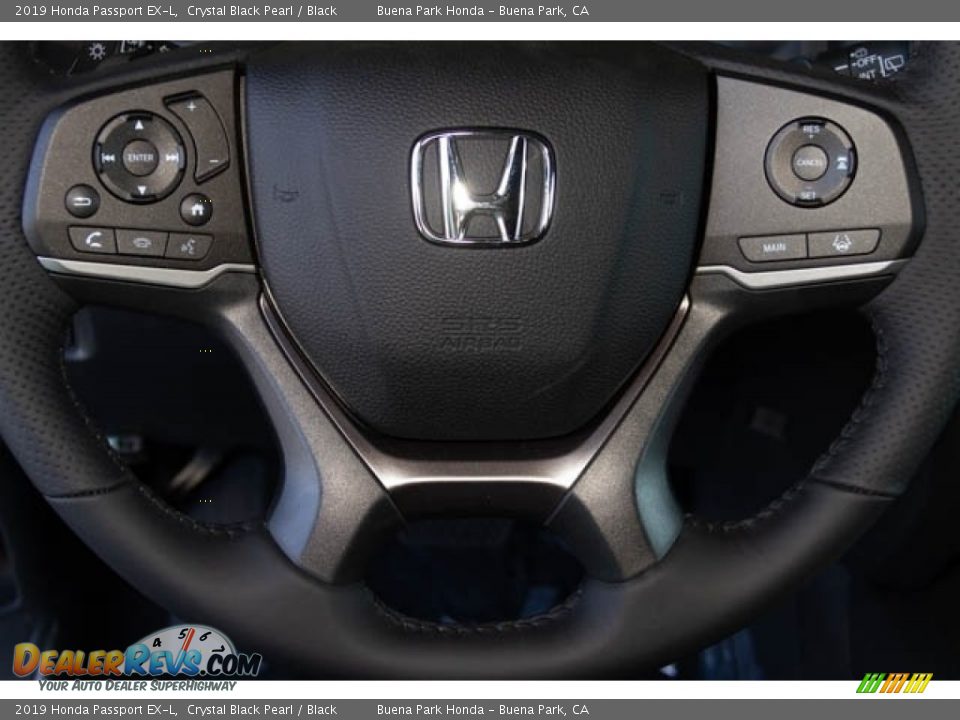 2019 Honda Passport EX-L Crystal Black Pearl / Black Photo #19