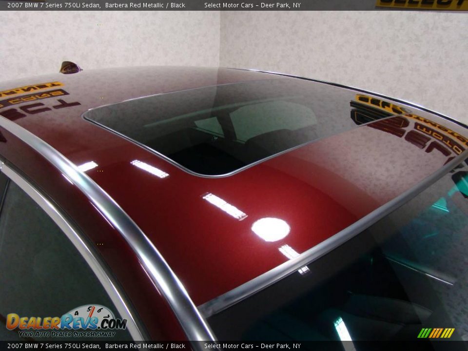 2007 BMW 7 Series 750Li Sedan Barbera Red Metallic / Black Photo #5