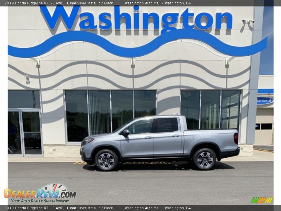 2019 Honda Ridgeline RTL-E AWD Lunar Silver Metallic / Black Photo #1