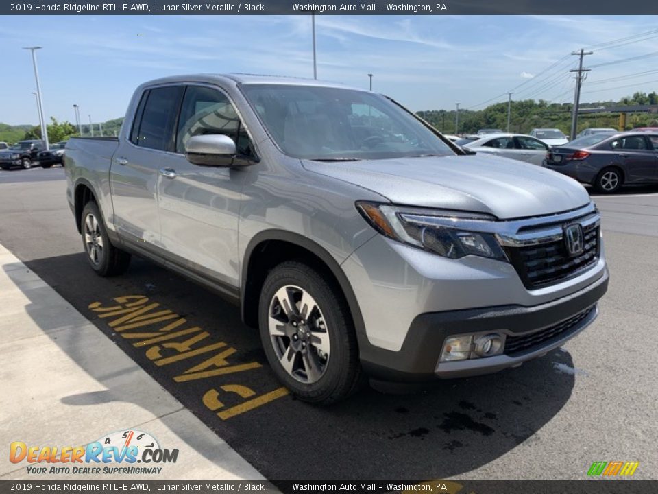 2019 Honda Ridgeline RTL-E AWD Lunar Silver Metallic / Black Photo #4