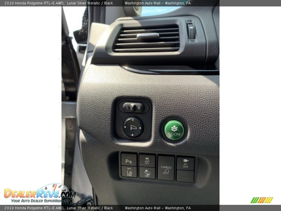 2019 Honda Ridgeline RTL-E AWD Lunar Silver Metallic / Black Photo #12