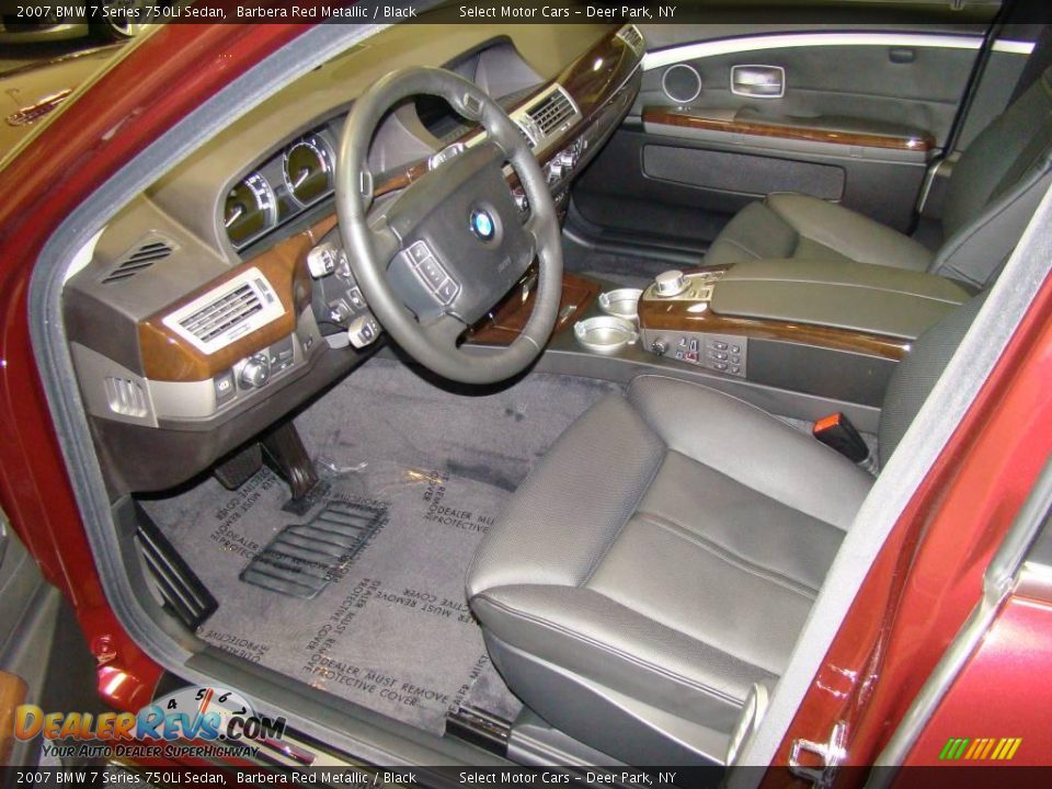 2007 BMW 7 Series 750Li Sedan Barbera Red Metallic / Black Photo #8