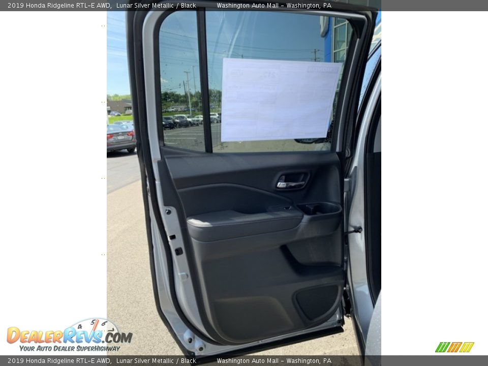 2019 Honda Ridgeline RTL-E AWD Lunar Silver Metallic / Black Photo #15
