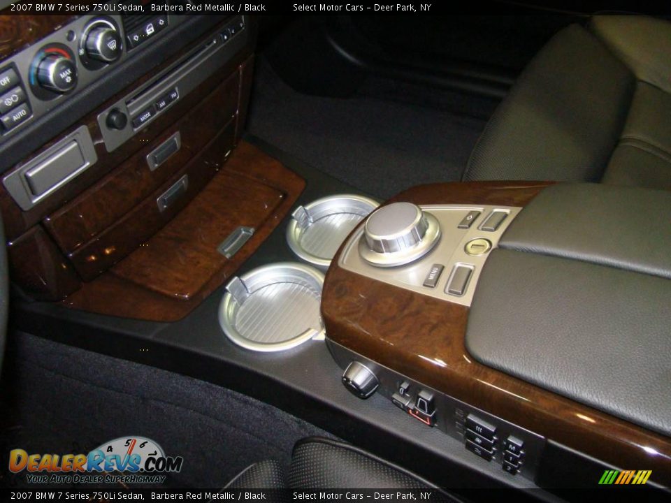 2007 BMW 7 Series 750Li Sedan Barbera Red Metallic / Black Photo #9