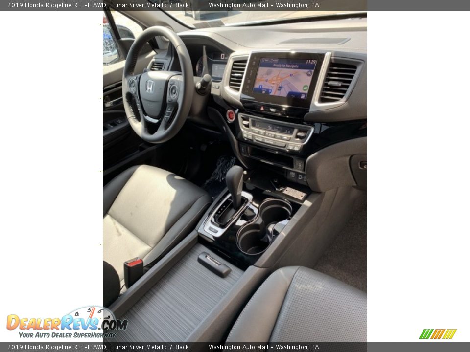 2019 Honda Ridgeline RTL-E AWD Lunar Silver Metallic / Black Photo #27