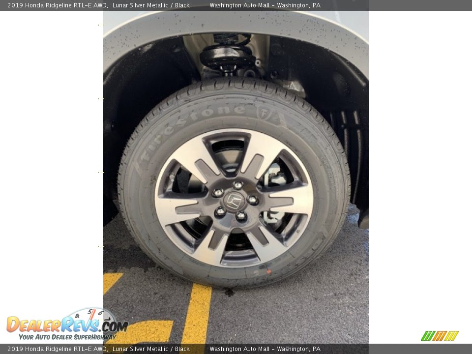 2019 Honda Ridgeline RTL-E AWD Lunar Silver Metallic / Black Photo #28