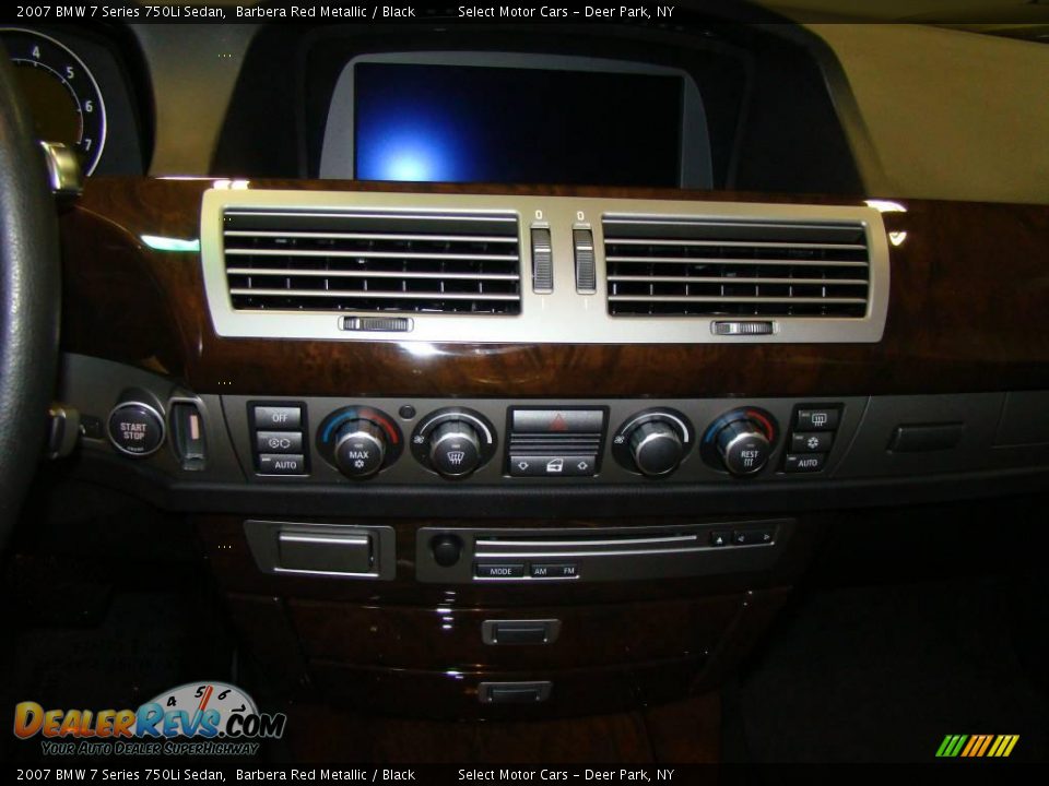 2007 BMW 7 Series 750Li Sedan Barbera Red Metallic / Black Photo #10