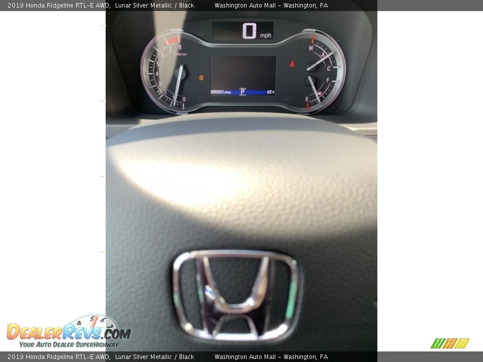 2019 Honda Ridgeline RTL-E AWD Lunar Silver Metallic / Black Photo #29