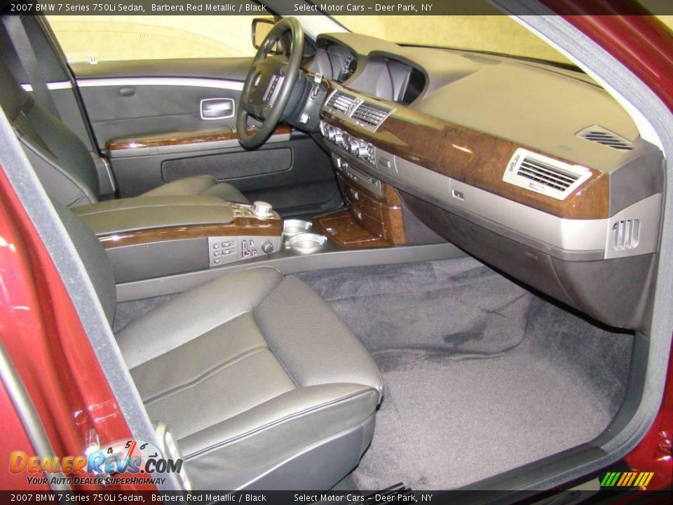 2007 BMW 7 Series 750Li Sedan Barbera Red Metallic / Black Photo #12