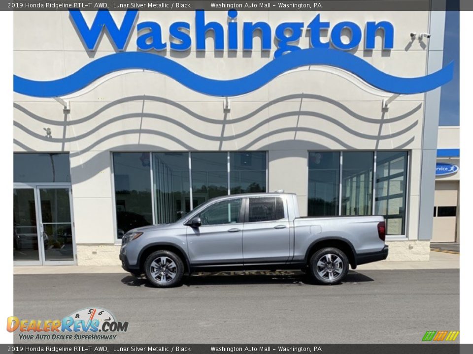 2019 Honda Ridgeline RTL-T AWD Lunar Silver Metallic / Black Photo #1