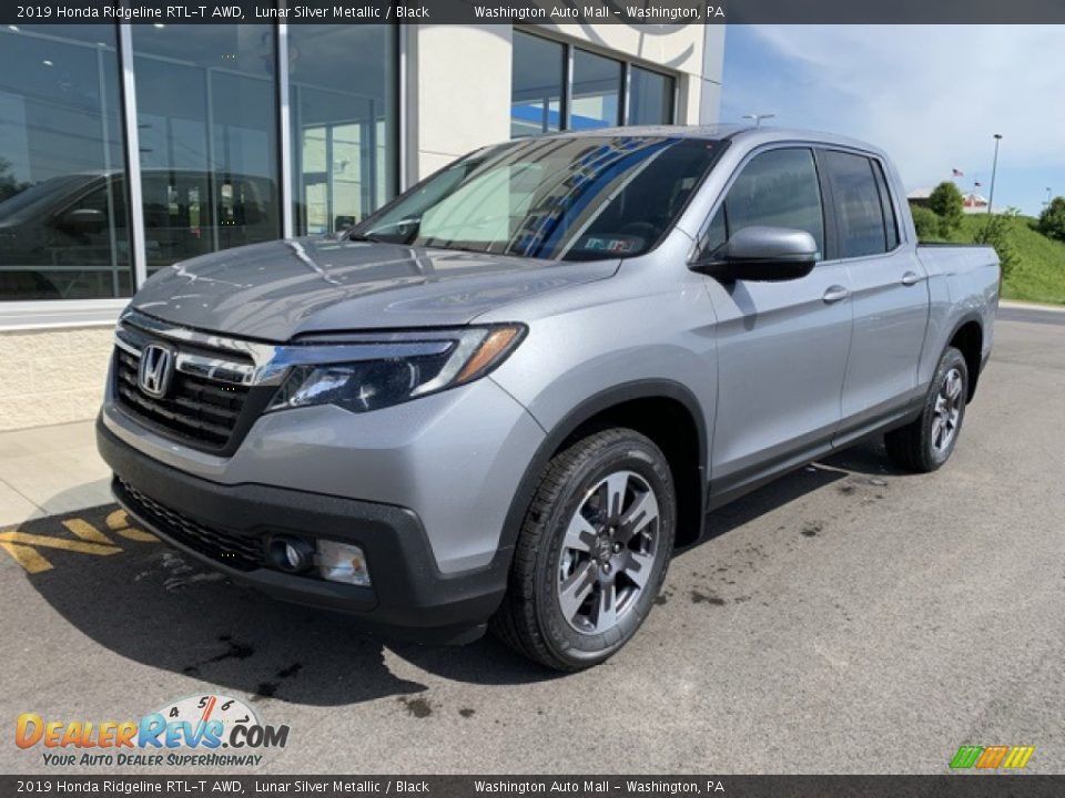 2019 Honda Ridgeline RTL-T AWD Lunar Silver Metallic / Black Photo #2