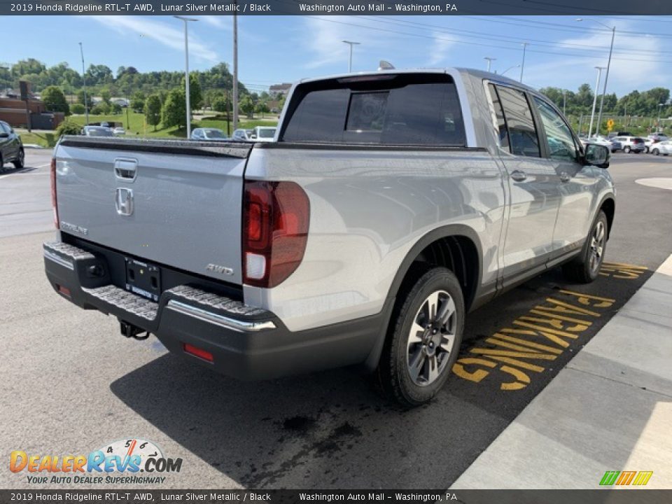 2019 Honda Ridgeline RTL-T AWD Lunar Silver Metallic / Black Photo #5
