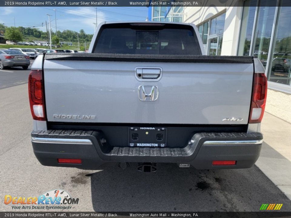 2019 Honda Ridgeline RTL-T AWD Lunar Silver Metallic / Black Photo #6