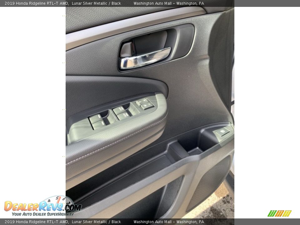 2019 Honda Ridgeline RTL-T AWD Lunar Silver Metallic / Black Photo #11