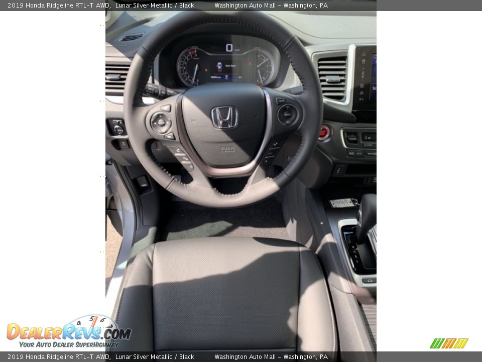 2019 Honda Ridgeline RTL-T AWD Lunar Silver Metallic / Black Photo #13