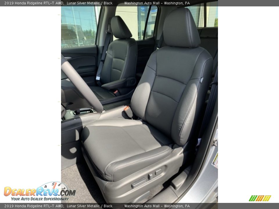 2019 Honda Ridgeline RTL-T AWD Lunar Silver Metallic / Black Photo #14