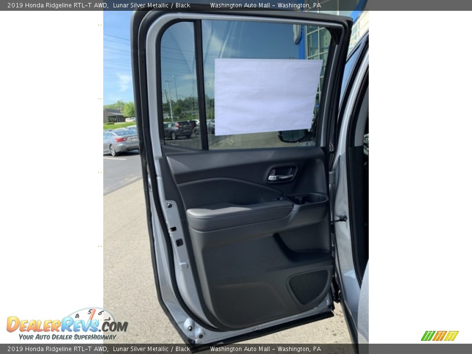 2019 Honda Ridgeline RTL-T AWD Lunar Silver Metallic / Black Photo #16