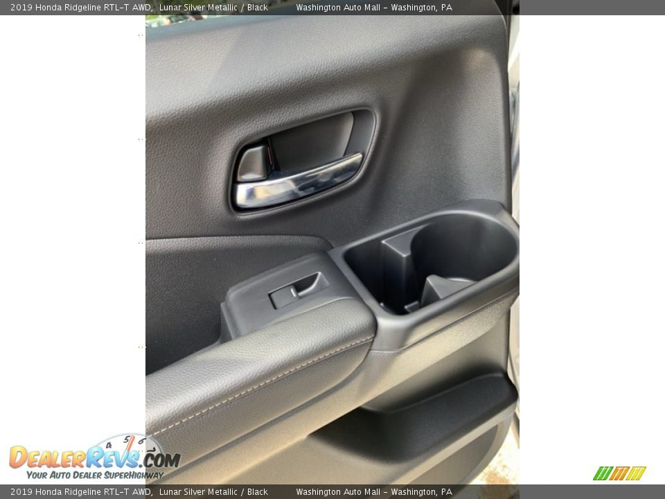 2019 Honda Ridgeline RTL-T AWD Lunar Silver Metallic / Black Photo #17