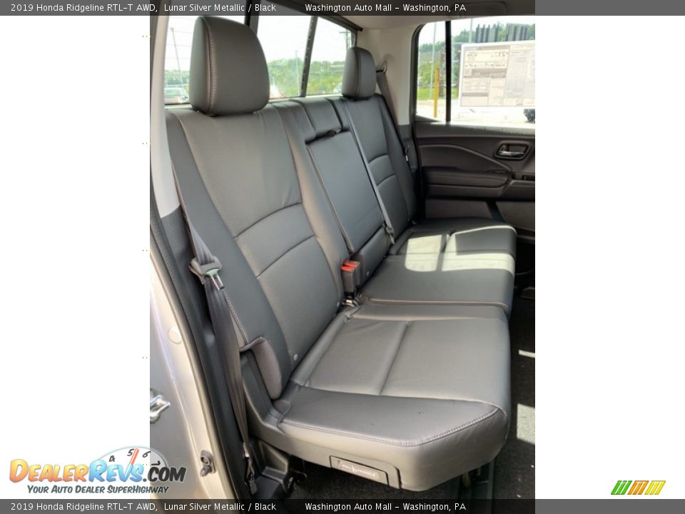 2019 Honda Ridgeline RTL-T AWD Lunar Silver Metallic / Black Photo #24