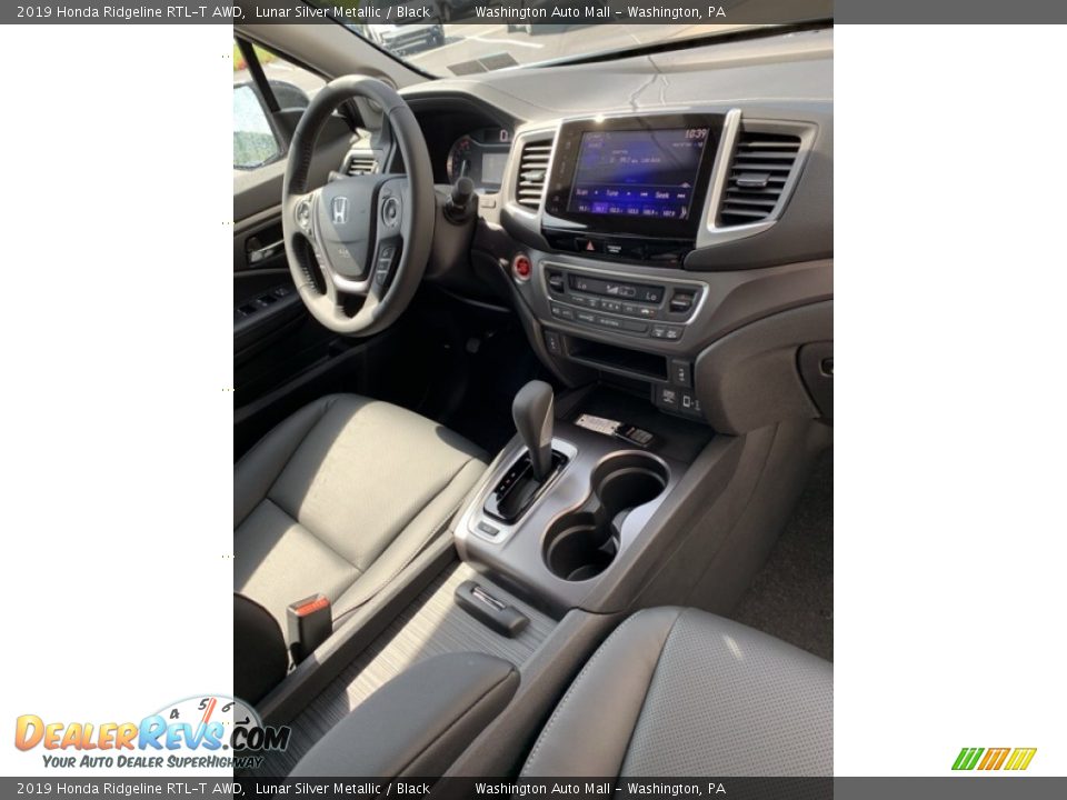 2019 Honda Ridgeline RTL-T AWD Lunar Silver Metallic / Black Photo #28