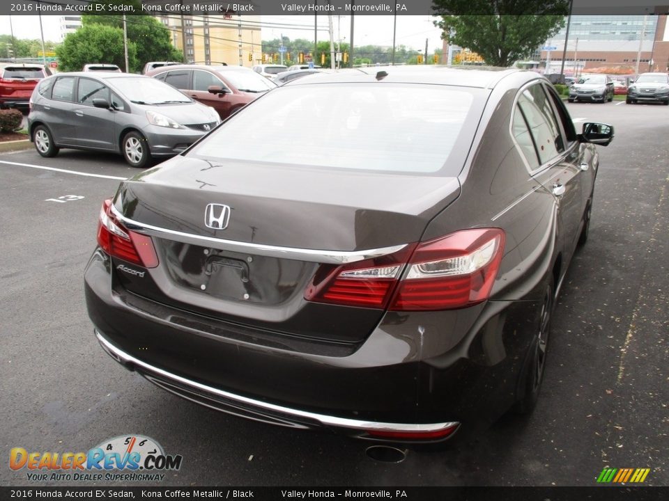 2016 Honda Accord EX Sedan Kona Coffee Metallic / Black Photo #5