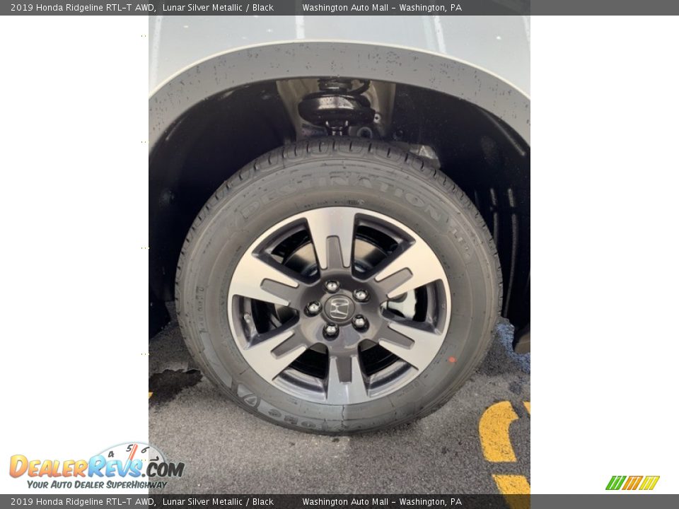 2019 Honda Ridgeline RTL-T AWD Lunar Silver Metallic / Black Photo #30