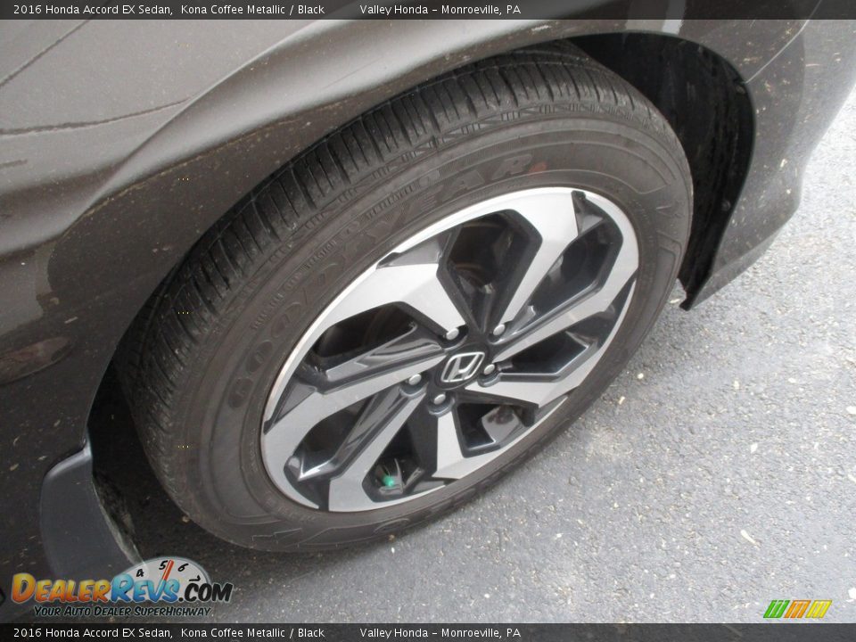 2016 Honda Accord EX Sedan Kona Coffee Metallic / Black Photo #6