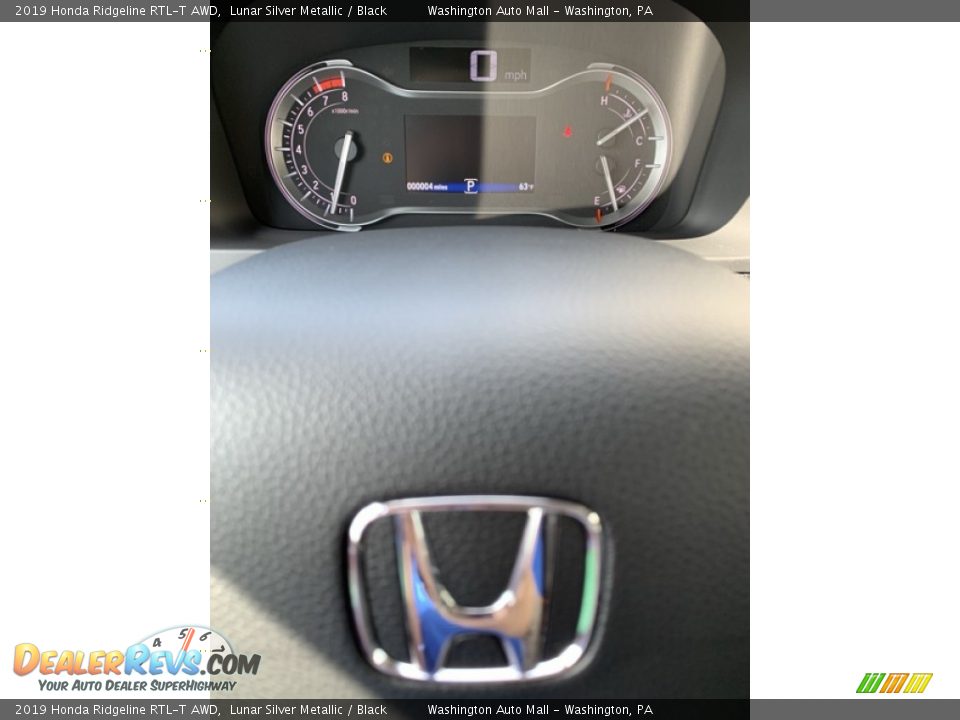 2019 Honda Ridgeline RTL-T AWD Lunar Silver Metallic / Black Photo #31