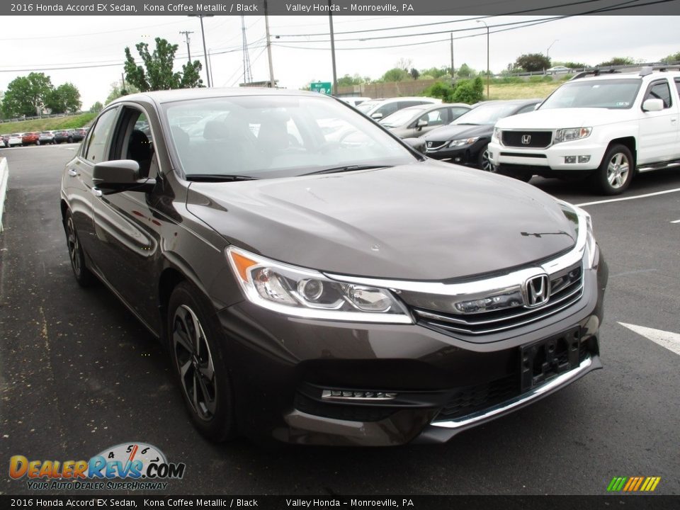 2016 Honda Accord EX Sedan Kona Coffee Metallic / Black Photo #7