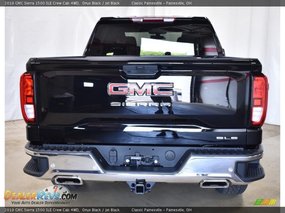 2019 GMC Sierra 1500 SLE Crew Cab 4WD Onyx Black / Jet Black Photo #3