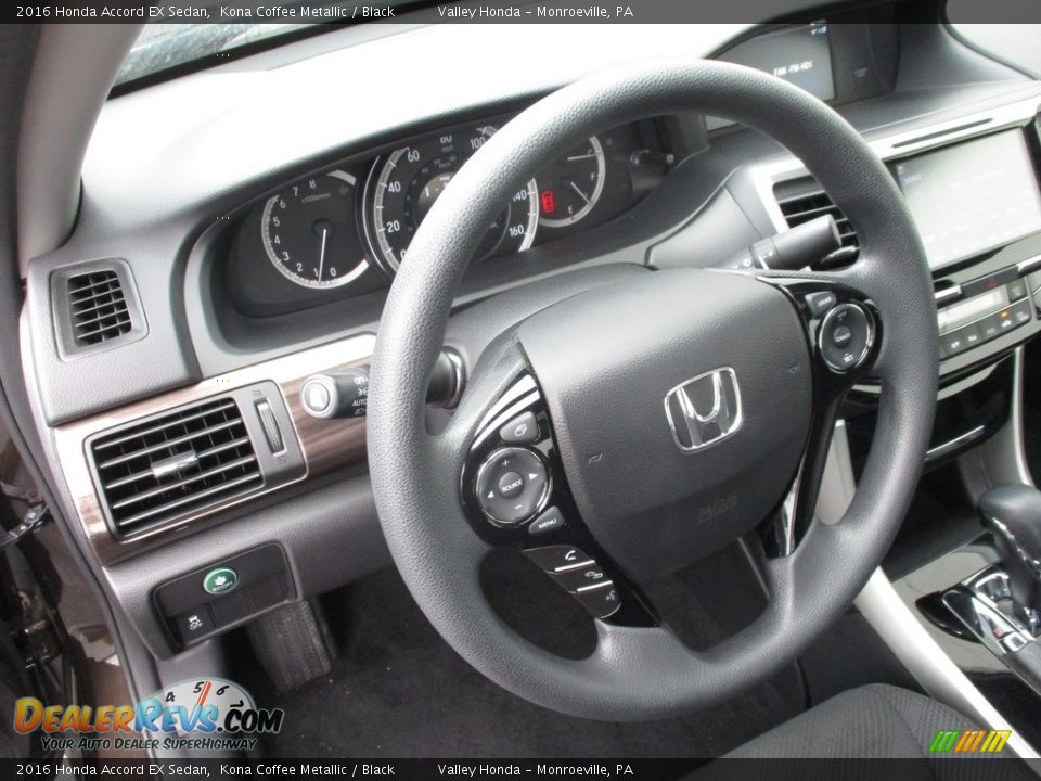 2016 Honda Accord EX Sedan Kona Coffee Metallic / Black Photo #14