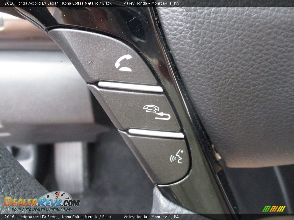 2016 Honda Accord EX Sedan Kona Coffee Metallic / Black Photo #18