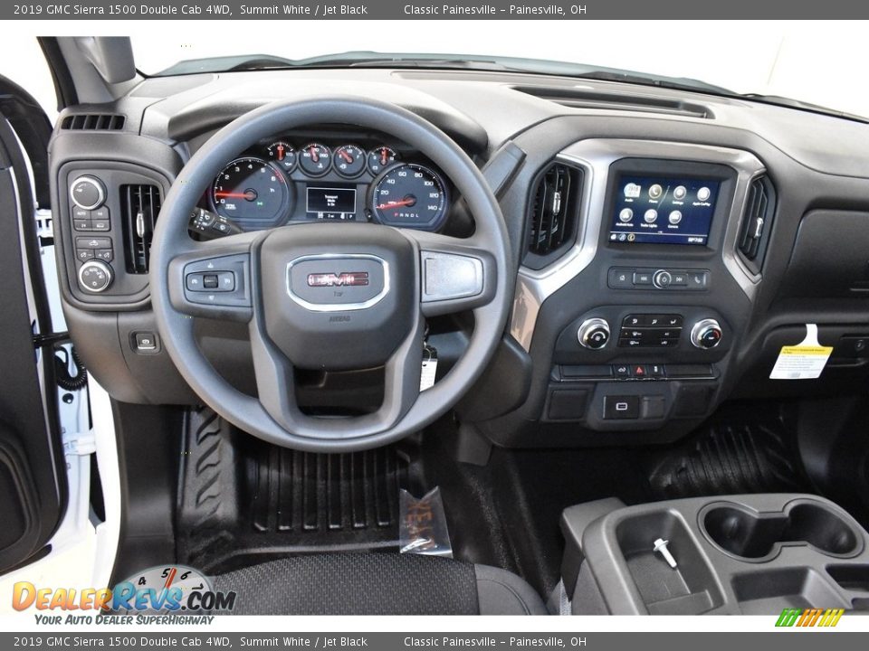 2019 GMC Sierra 1500 Double Cab 4WD Summit White / Jet Black Photo #8